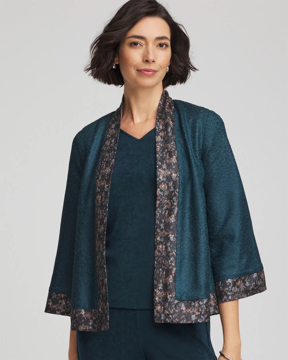 Travelers™ Collection Crystal Crushed Reversible Jacket | Chico's